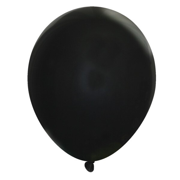 A black balloon.